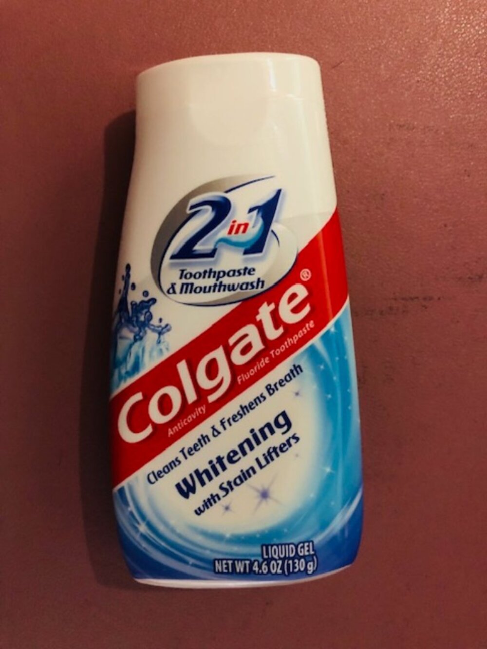 Colgate 2-in-1 Whitening Toothpaste Gel and Mouthwash